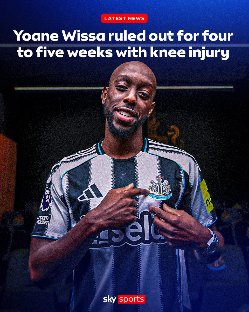 Yoane Wissa has been ruled out for at least the next four to six weeks with a knee injury 🚨
