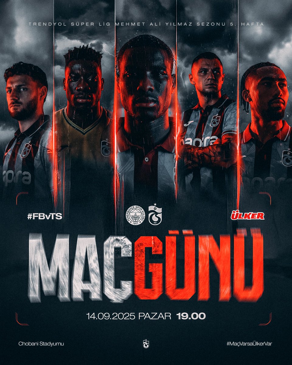 🔥 Bugün ❤️💙
🆚 Fenerbahçe
⏰ 19.00
🏟 Chobani Stadyumu
📲 #FBvTS

<a href="/Ulker/">Ülker</a> | #MaçVarsaÜlkerVar