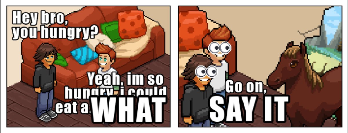 Don't mess with the horse. 🐴🐴Unlik

Meme by GhostSoga

#PewDiePie's Tuber Simulator