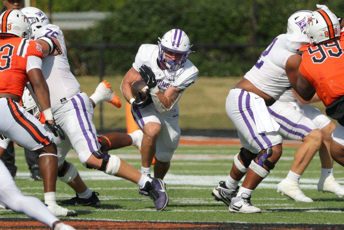 Furman leads Campbell, 11-10, at the half!