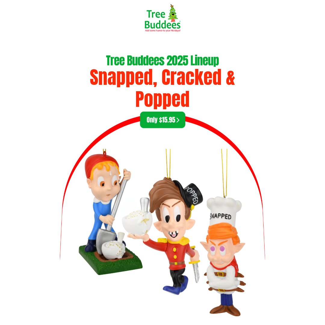 TreeBuddees's tweet image. Your favorite childhood cereal mascots… just had a meltdown.
#SnappedCrackedPopped #TreeBuddees