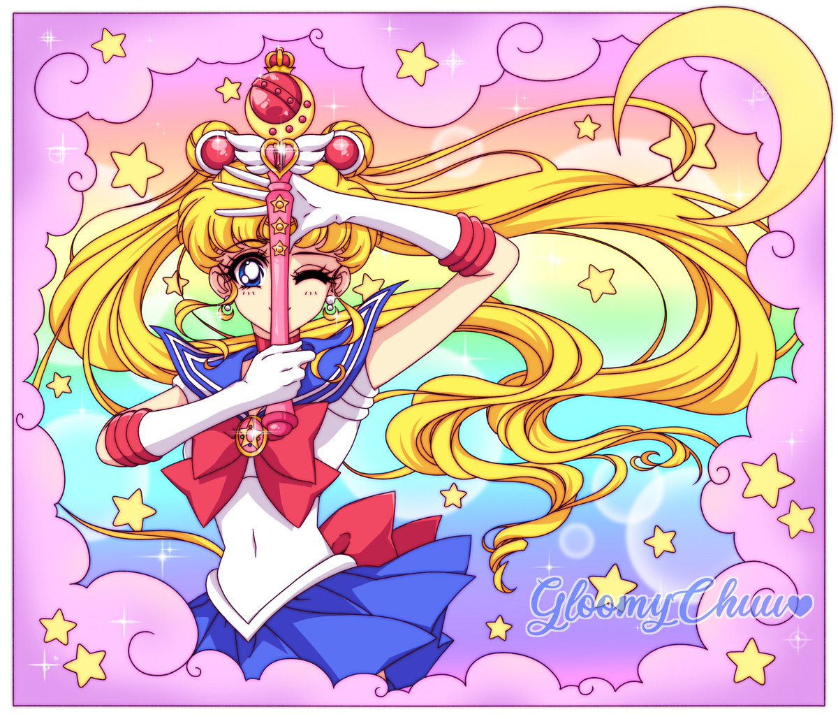 Gloomy_Chuu's tweet photo. Sailor Moon 🌙 https://t.co/4H5vshQ6rd