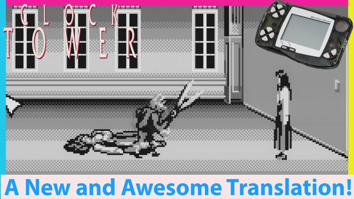 VEsoterica's tweet image. A rare and obscure horror #gaming hidden gem now in English! Clock Tower on WonderSwan is 10/10 awesome and worth playing! (Vid in reply) #GamingNews #wonderswan