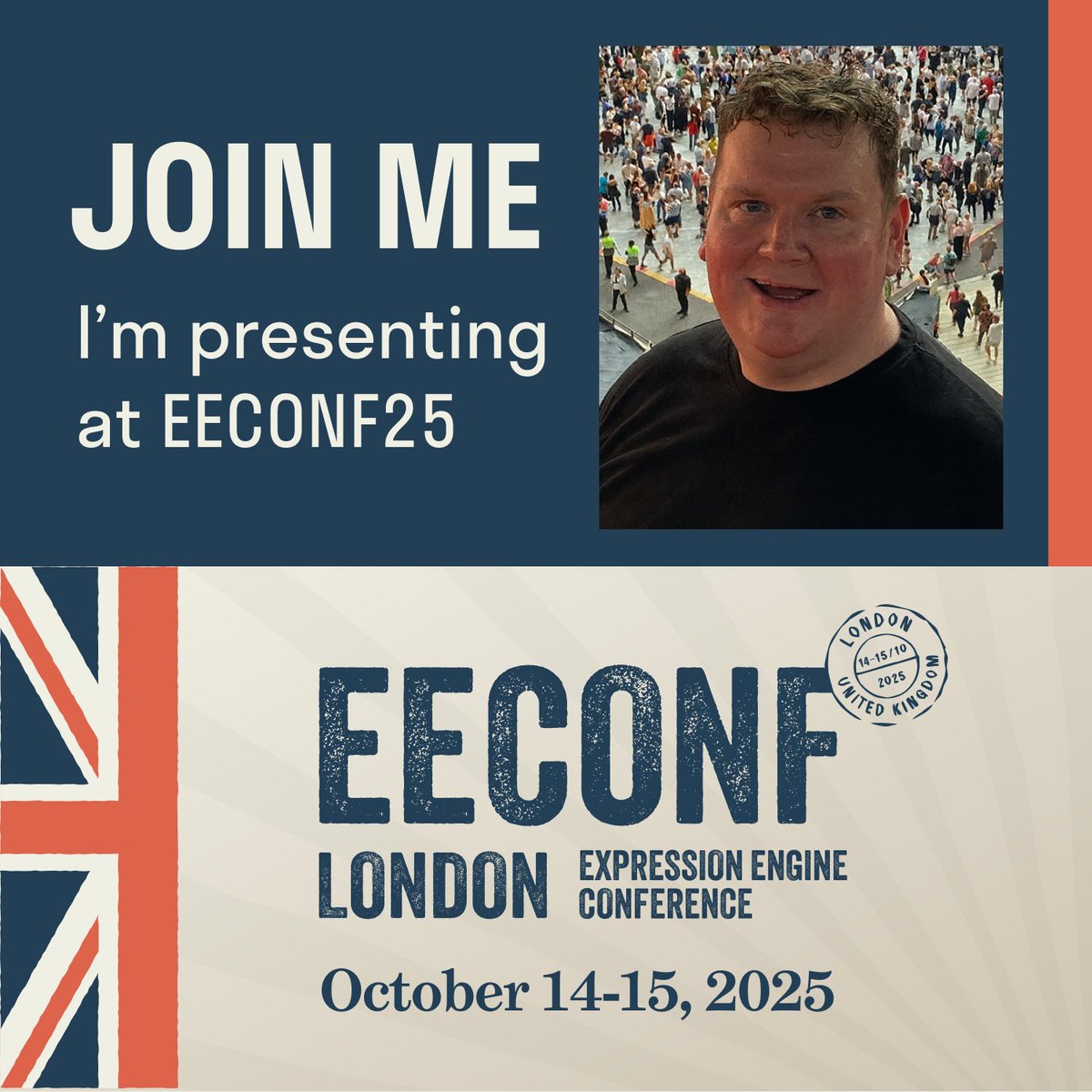 EEConf 2025 Speaker Highlight: Andy Savage, Topic: 
Beyond the CMS: Building scalable services that play nicely with ExpressionEngine. eeconf.com