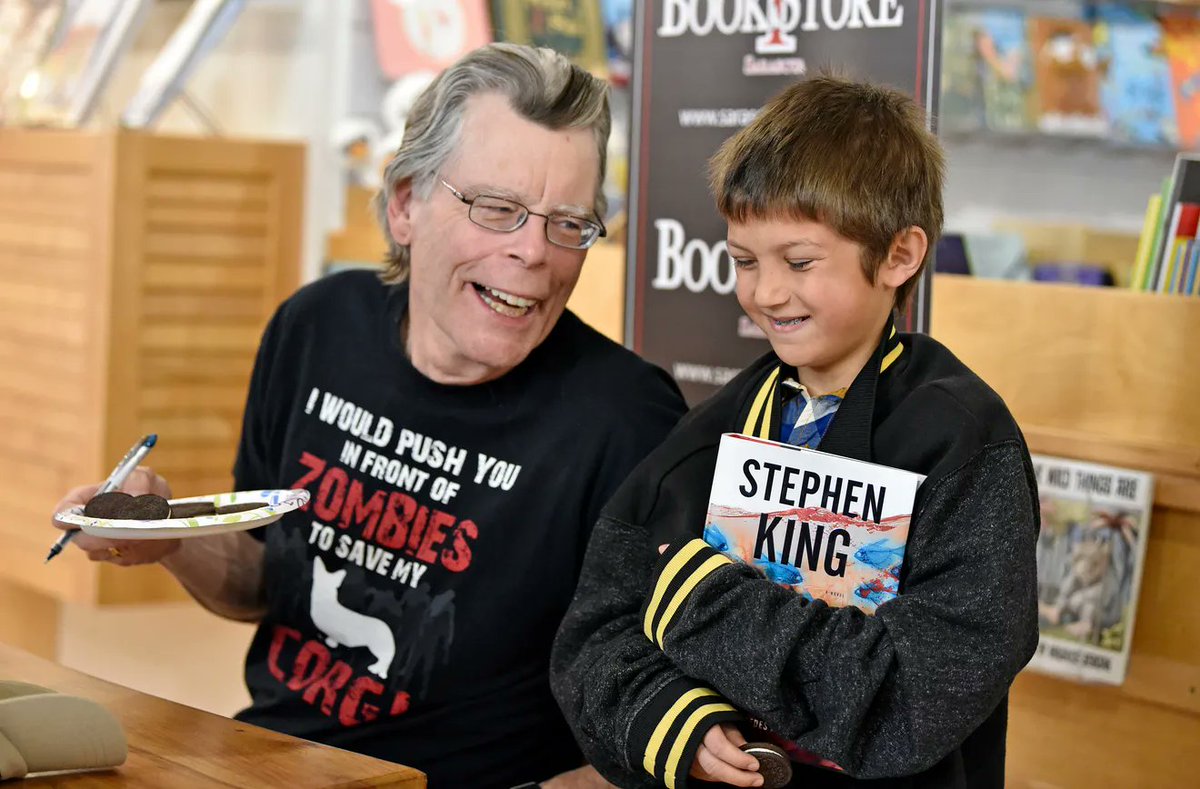 Bella on X: "🅱️Belfast Books has just announced that they're removing all of Stephen King's books from their website after he posted false comments about Charlie Kirk.📚 https://t.co/EInooglqXq" / X