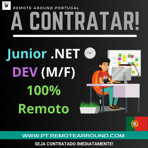 RemoteAroundPT's tweet photo. ๐ป๐ Estamos a recrutar: Junior .NET Developer (M/F) โ 100% Remoto ๐๐ก
VAGA REMOTA .NET DEVELOPER: https://t.co/q5heyulpY2
VAGAS REMOTAS EM PORTUGAL: https://t.co/hjGS7tsd8s
#REMOTEarroundPORTUGAL #vacancies #VagaTI #EmpregoTI #Programador #DeveloperJob #DotNet #NETDeveloper https://t.co/s87OesK3sO