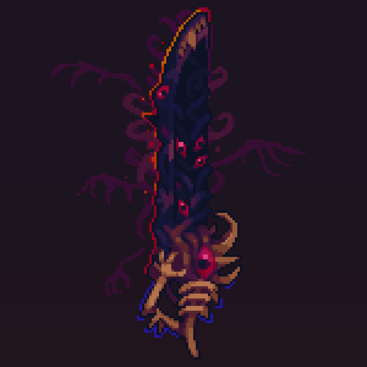 MythicalVoids's tweet photo. Day 13 - The weapon out of hell

#swordtember #swordtember2025 #pixelart https://t.co/IDSizFAw8w