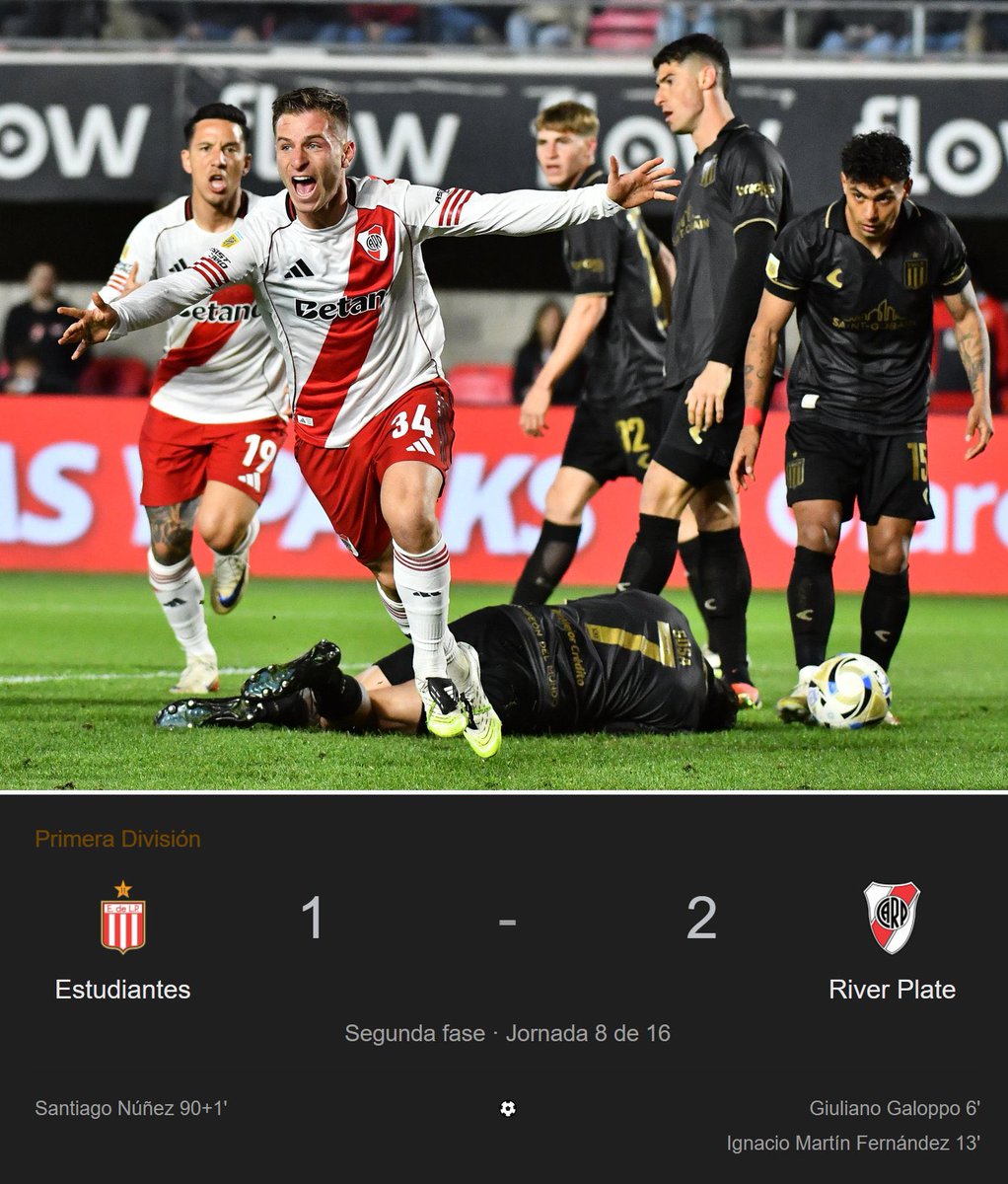 River le saca +58 partidos de diferencia en el historial a Estudiantes de la Plata.

Otra cultura.