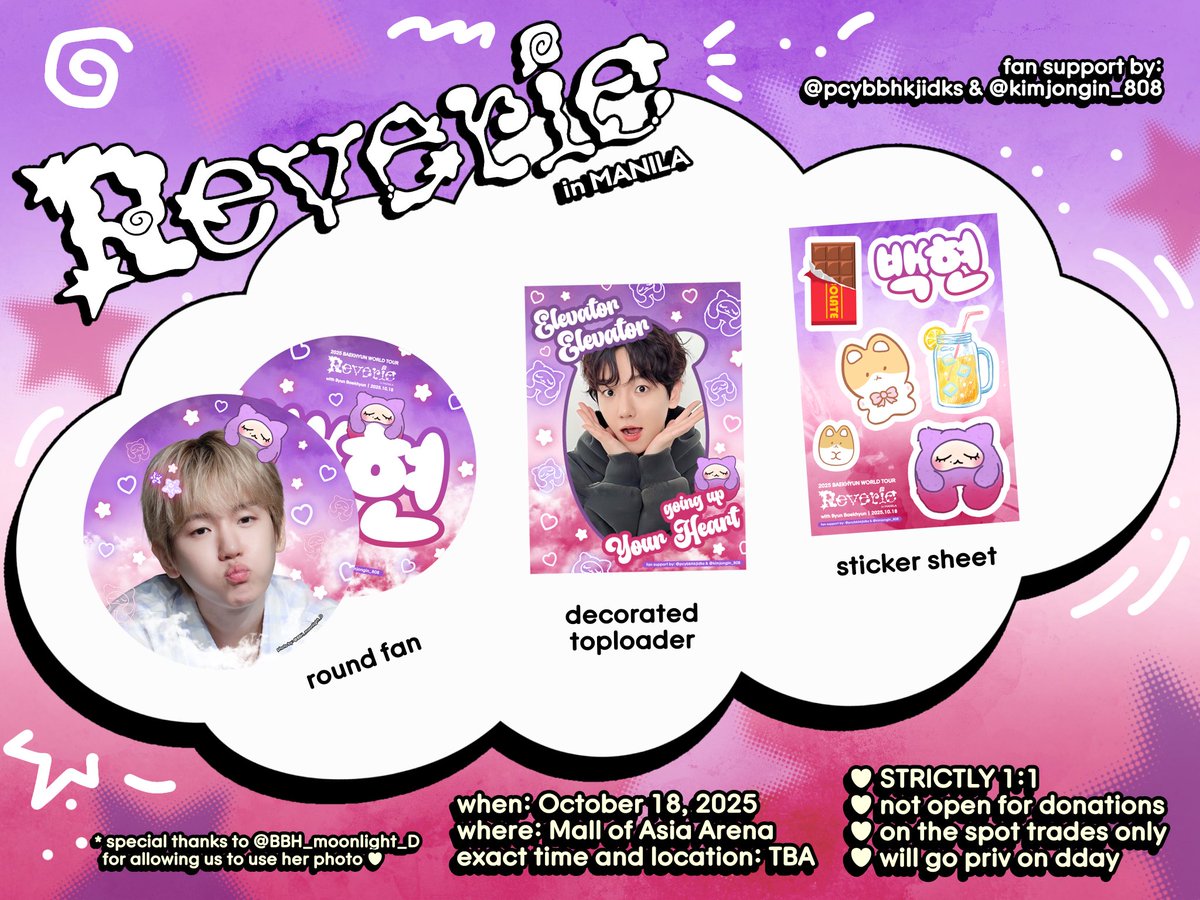 pcybbhkjidks's tweet photo. ˚₊·—̳͟͞͞☆ 𝑹𝒆𝒗𝒆𝒓𝒊𝒆 𝒊𝒏 𝑴𝒂𝒏𝒊𝒍𝒂 ˚₊·—̳͟͞͞☆
𝐟𝐚𝐧 𝐬𝐮𝐩𝐩𝐨𝐫𝐭 𝐛𝐲 𝐩𝐜𝐲𝐛𝐛𝐡𝐤𝐣𝐢𝐝𝐤𝐬 & 𝐤𝐢𝐦𝐣𝐨𝐧𝐠𝐢𝐧_𝟖𝟎𝟖

ෆ rt & like
ෆ show proof on dday
ෆ see pubmat for other details

round fan photo by: @BBH_moonlight_D | thank you so much for letting us use your beautiful photo 🥹

design by: @krizzyeollie ✨

See you! 

#ReverieTour 
#BAEKHYUNinMANILA 
#REVERIEinMANILA
#BAEKHYUN #백현