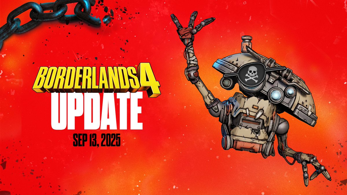 We hope you're having a blast in Borderlands 4. The team is loving seeing you all shooting and looting your way through Kairos.

Today we're releasing a new update to help improve stability for a wide range of PCs.

Read the full notes here - 2kgam.es/46B4962