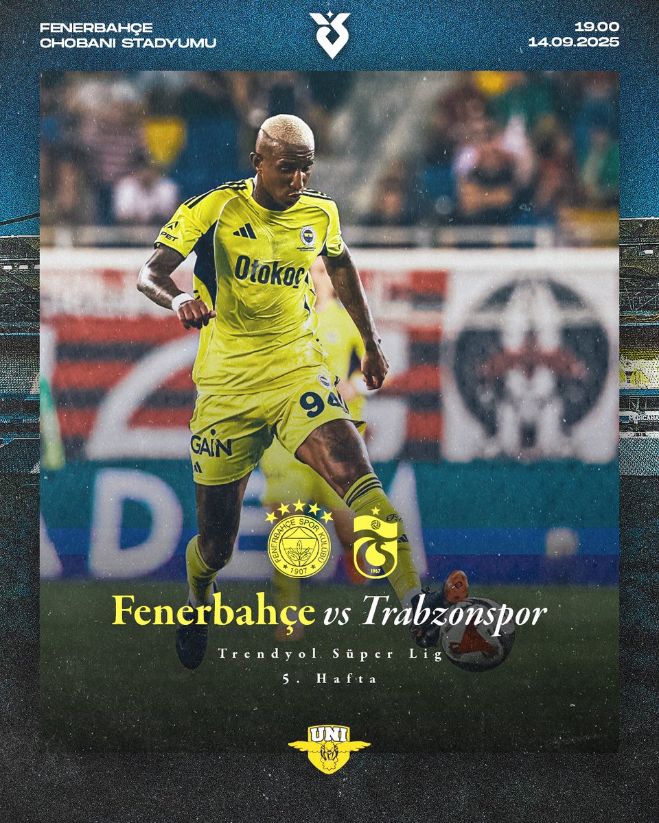 🔥 #SaldırFener
🏆 Trendyol Süper Lig 5. Hafta
🆚 Trabzonspor
⏱ 19.00
🏟 Fenerbahçe Chobani Stadyumu