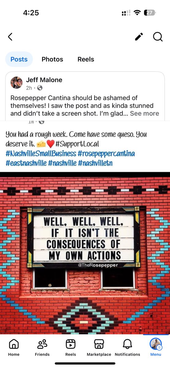 Not <a href="/TheRosepepper/">Rosepepper Cantina</a>  in East Nashville cashing in On Charlie Kirk’s death. <a href="/DrunkRepub/">The Drunk Republican</a> <a href="/ClayTravis/">Clay Travis</a>