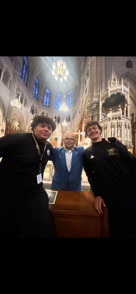 I am honored to have been selected to accompany  the Administrators of Paramus Catholic HS to attend the Jubilee Mass for Catholic Schools yesterday at the Cathedral Basilica of the Sacred Heart in Newark.