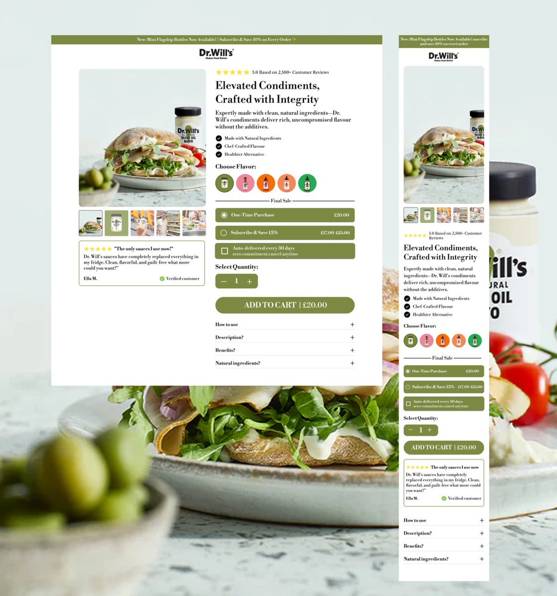 Adewalee4e4's tweet image. Just designed a buy box for Dr-Wills.com ✨
Clean, simple &amp;amp; built for quick decisions — making checkout smooth and easy 🛒

Would this make you click “Add to Cart”? 👇

#UIUX #EcommerceDesign #Figma #WebDesign