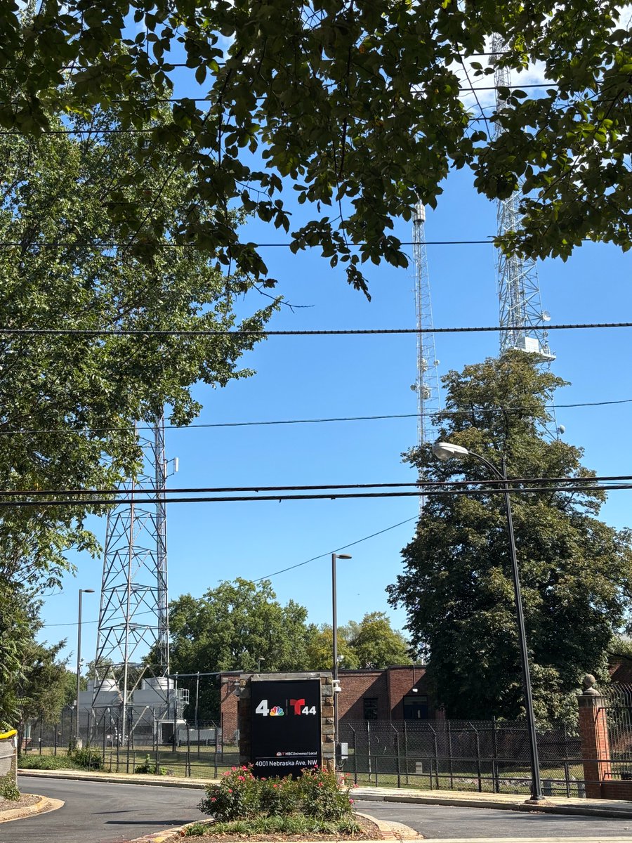 AlanSInouye's tweet image. My walk today:  Stoddert Elementary School; Craving Sweets NOW! restaurant; NBC Channel 4 Washington; and Woods Gate at American University.