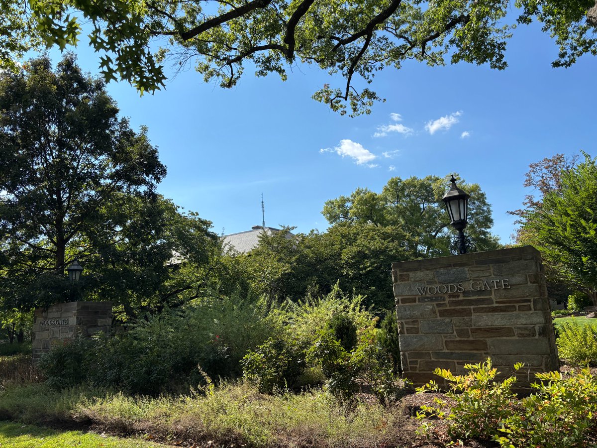 AlanSInouye's tweet image. My walk today:  Stoddert Elementary School; Craving Sweets NOW! restaurant; NBC Channel 4 Washington; and Woods Gate at American University.