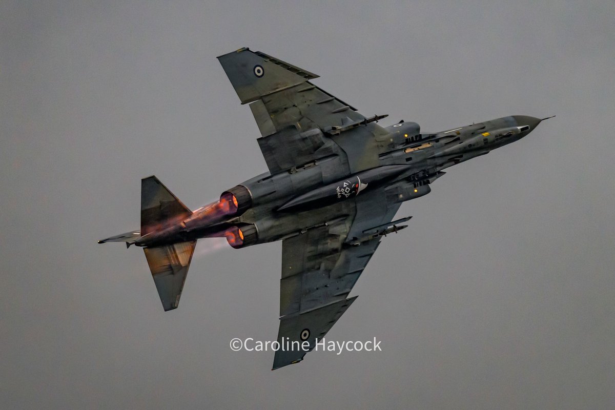 The Hellenic airforce F4 Phantom at Sanicole.