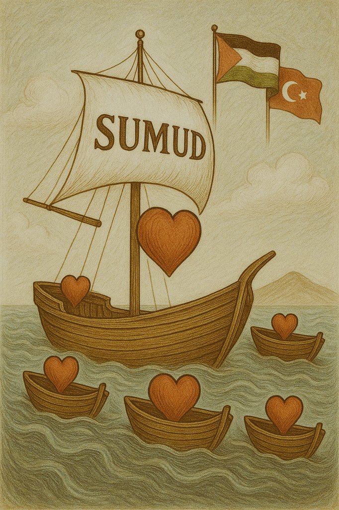 Kalplerimiz sizinle❤️Dünyayı yönetenlere insanlığın ölmediğini gösterdiniz.Rabbim yar ve yardımcınız olsun #LetSumudGo