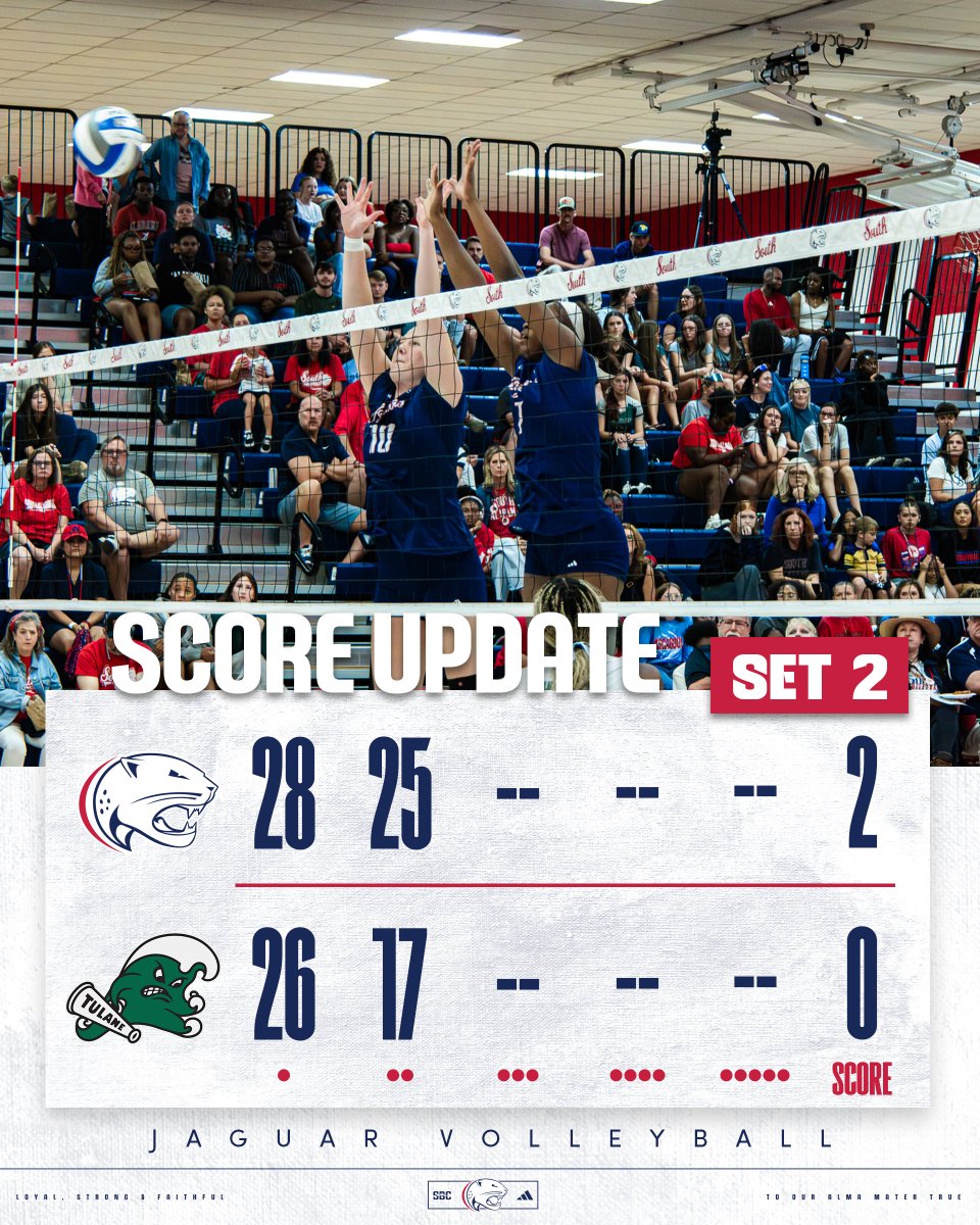That's the way to close out a set!

Jags lead the match 2-0!

#LSF | #WeLead