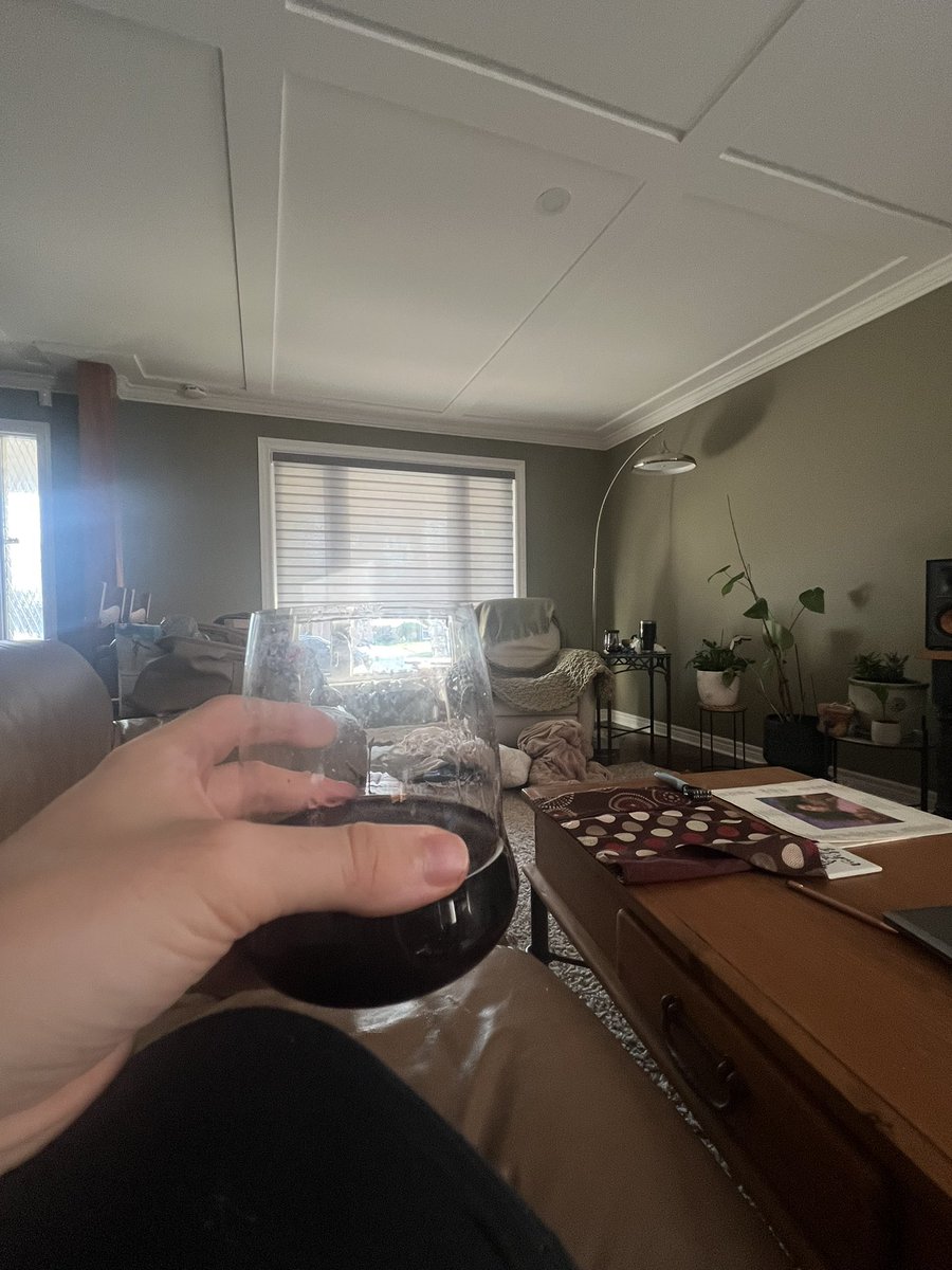drinking wine. playing clash royale. fiending to play valorant. vinyl playing. i will stream again one day i promise.