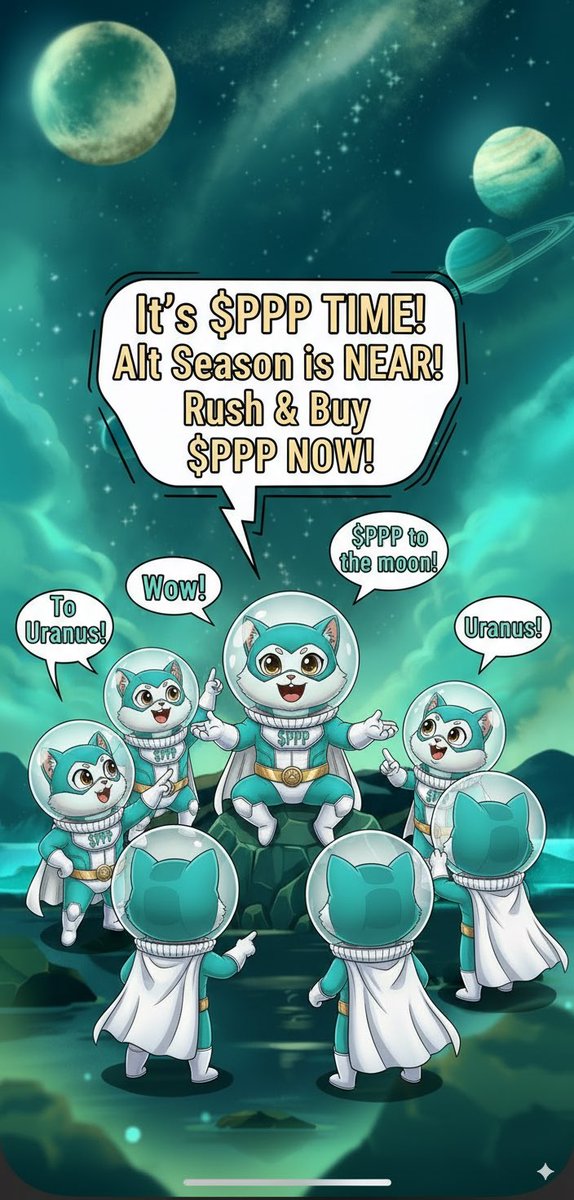 Crypto978's tweet photo. Day 9 of spreading @weremeow’s vision of $PPP till we all enter $Uranus @playerpumpp
#Enteruranus #jupiter #kirby #cult #playerpumpplayer #bubble https://t.co/VsZXXjmyIr