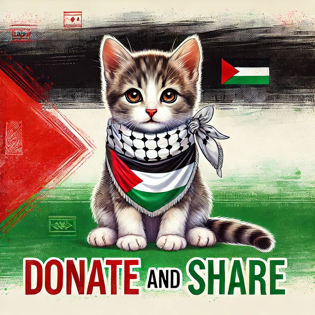 X  has limited the reach for my posts. If you see this post, just comment
🇵🇸 or even
a dot.
Let me see all the Pro-Palestinian here❤️🇵🇸
gofund.me/a3b90f53