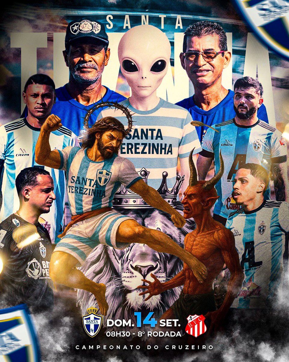 AVANTE AZURRA!!!

Amanhã é dia de clássico na favela Santa x Barão as 8:30 
Contamos com sua presença torcida azurra!

1,2,3 SANTAAAAA 

#AVANTESANTA #AZURRA #ERICETERNO #CAIOETERNO