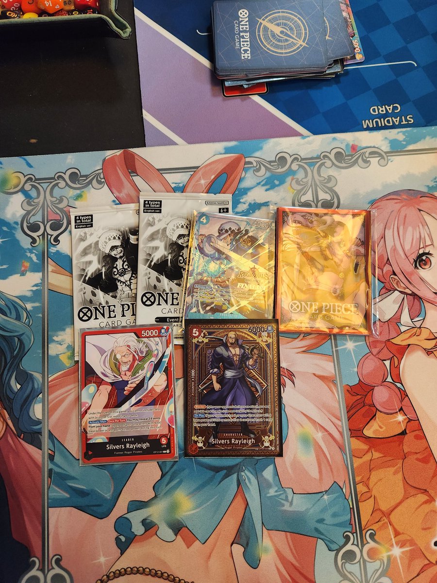Red Riot Store Championship - Silvers Rayleigh

Lost in the finals to my teammate <a href="/TCGCharles/">Charles</a> but got my invite getting 2nd and SP Ray from participation 🤑

R1 ✅️ UP Luffy
R2 ✅️ Mirror
R3 ✅️ Enel
R4 ✅️🎲 G Zoro
R5 ❌️🎲 Mirror 🐐