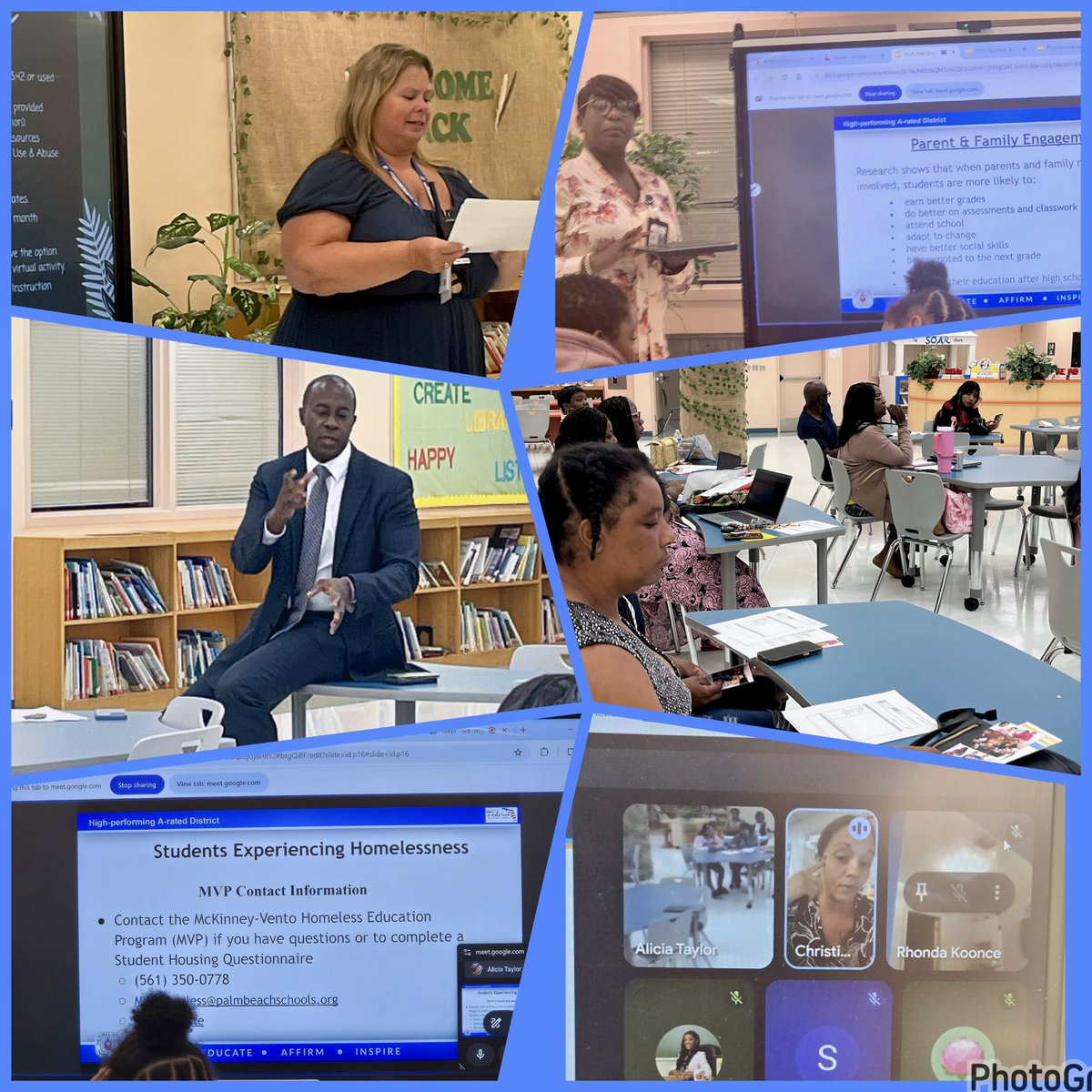 Valbrun_D's tweet photo. We had a wonderful turnout for our Parent &amp; Family Annual Title One &amp; SAC Meeting!

Families came together to learn about our school’s Title One programs, resources &amp; goals ! Your participation &amp; ideas make a difference. 

A special thank-you to all who attended.

#SOARingEagles https://t.co/DCNf8vV3co