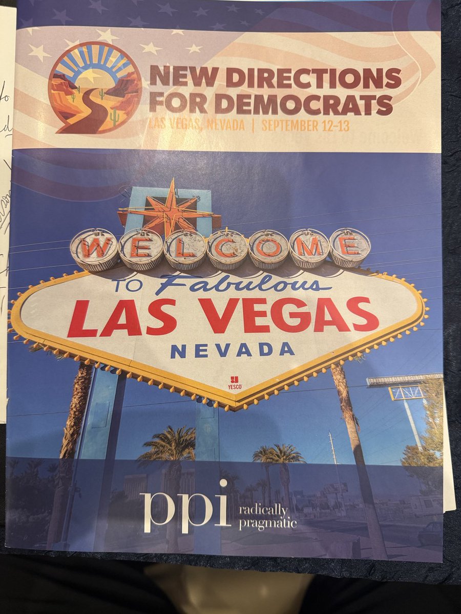 Amazing ⁦<a href="/ppi/">PPI</a>⁩ conference.  So much energy around getting Dems back on a working class, pro growth, pro energy message.  Amazing leaders here in Nevada and around the country the want change. It’s time for a new direction for Democrats.