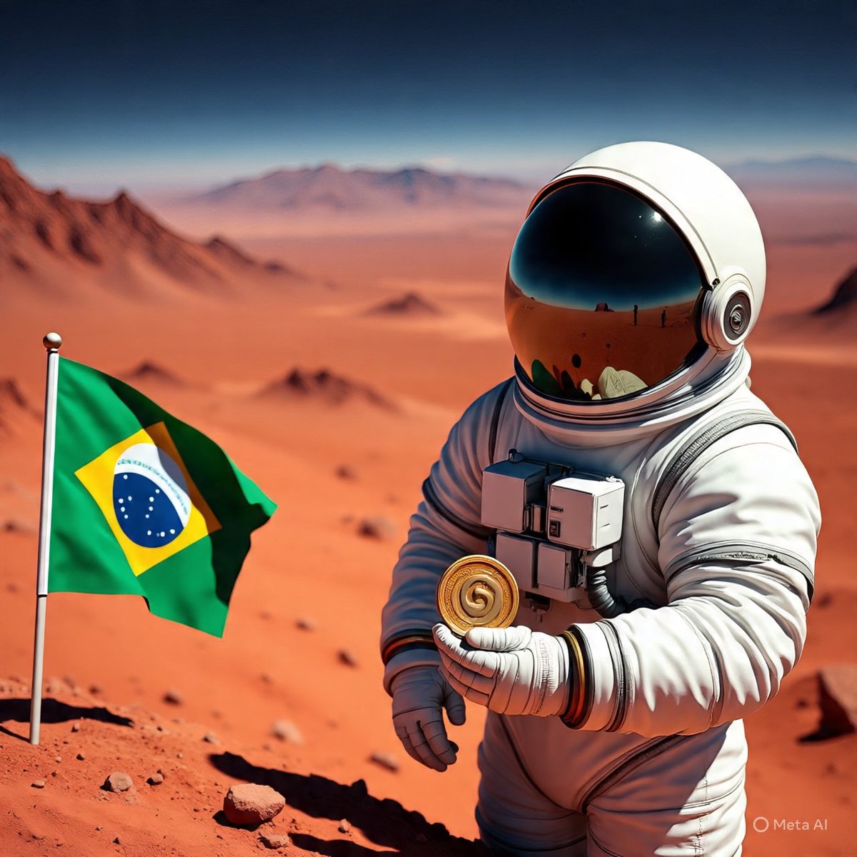 Martx_78's tweet photo. "🚀💥 Estamos lançando a primeira criptomoeda brasileira ligada a Marte, o planeta vermelho! 🔴✨ Vamos decolar juntos e superar todas as expectativas com @martxplanetavermelho! 💻🔥 #Martex #Criptomoeda #Brasil #Marte" https://t.co/b0KqmwIr4P