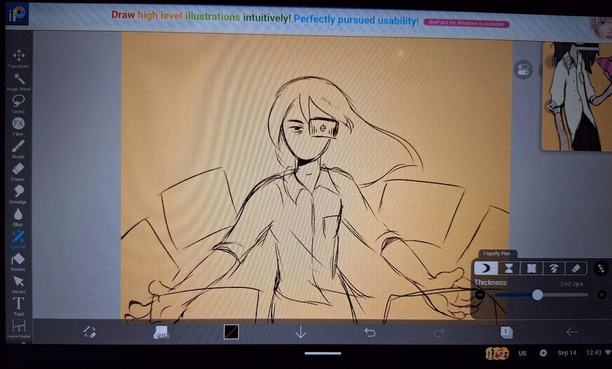 This might be my first drawing on the tablet
Also im back to use ibisPaint