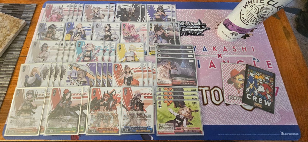 ANOTHER SUCCESSFUL NIKKE RUN @ BSF PHILLY

R1 W vs NIK
R2 L vs 5HY Yots
R3 W vs BD
R4 W vs HOL 8  Door
R5 W vs BTR
R6 W vs HOL 8 Door
----
T8 "L" vs BD (Teammates already won, entering time, punt'd game) 
T4 L vs BTR  <a href="/ElementalLoki/">Loki</a>
3/4 W vs RKN

SAME PIC CAUSE SAME LIST.