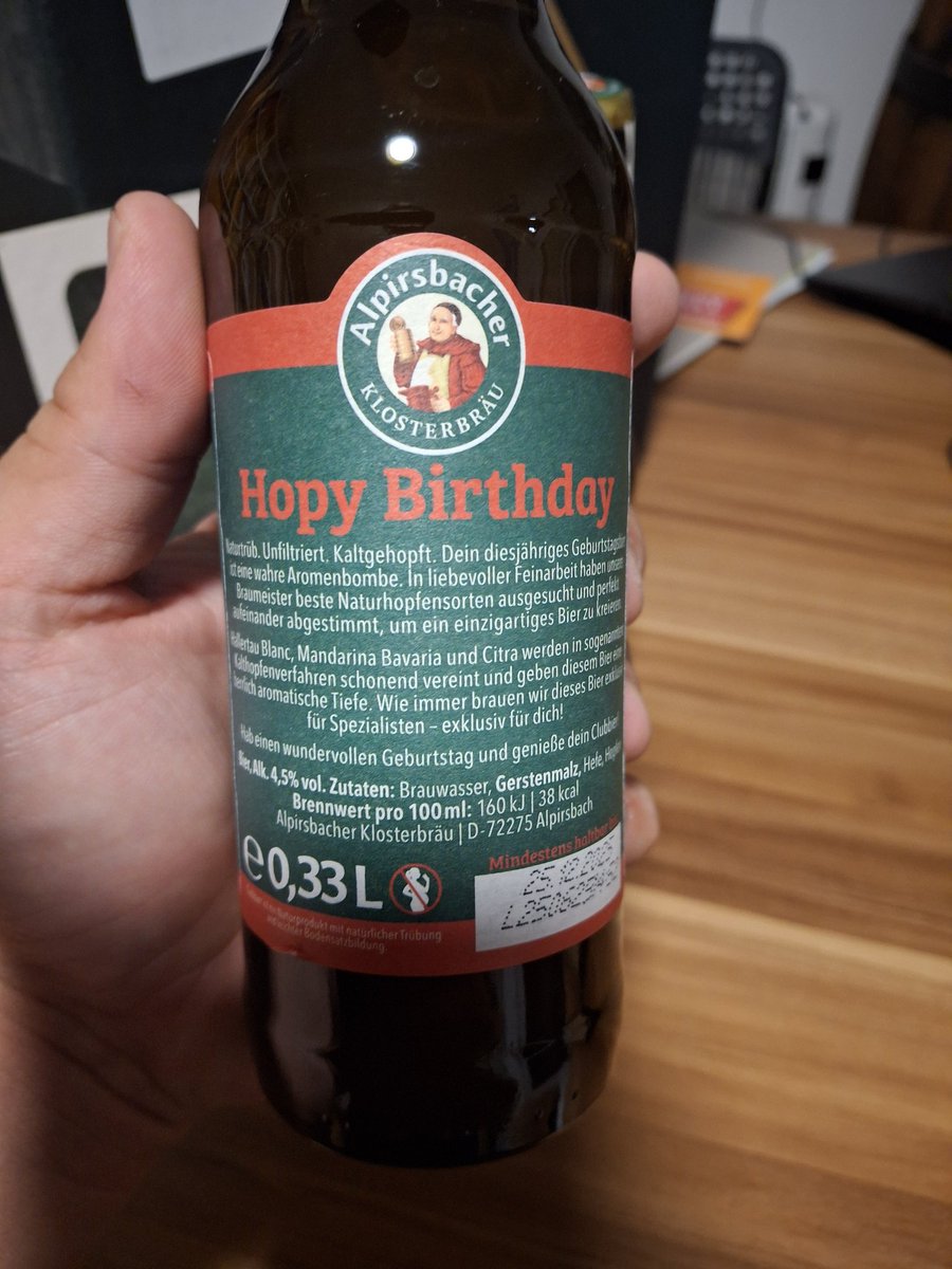 Stigao rođendanski poklon od najdraže pivovare ❤️ #alpirsbacher