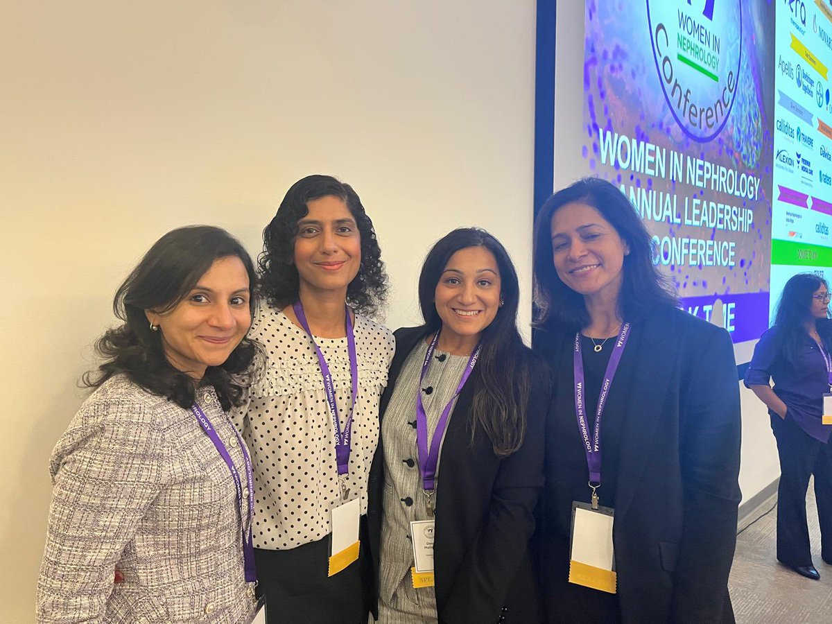 Great showing of our faculty at <a href="/womeninnephro/">Women In Nephrology</a> meeting <a href="/jiahweing/">Jia Ng, MD MSCE</a> <a href="/mala_sachdeva/">Mala Sachdeva</a> <a href="/nupuruppal/">Nupur Uppal, MD</a> <a href="/renalmyeloma/">Rimda</a> <a href="/purvasharma821/">purva sharma</a> <a href="/DMalieckal/">Deepa Malieckal MD</a>