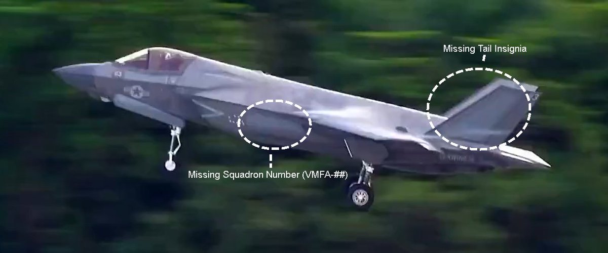 SA_Defensa's tweet image. S/O to @LatAmMilMVMTs for noticing, but the F-35Bs that landed are in fact missing key identifiable insignia to help trac which units are being deployed