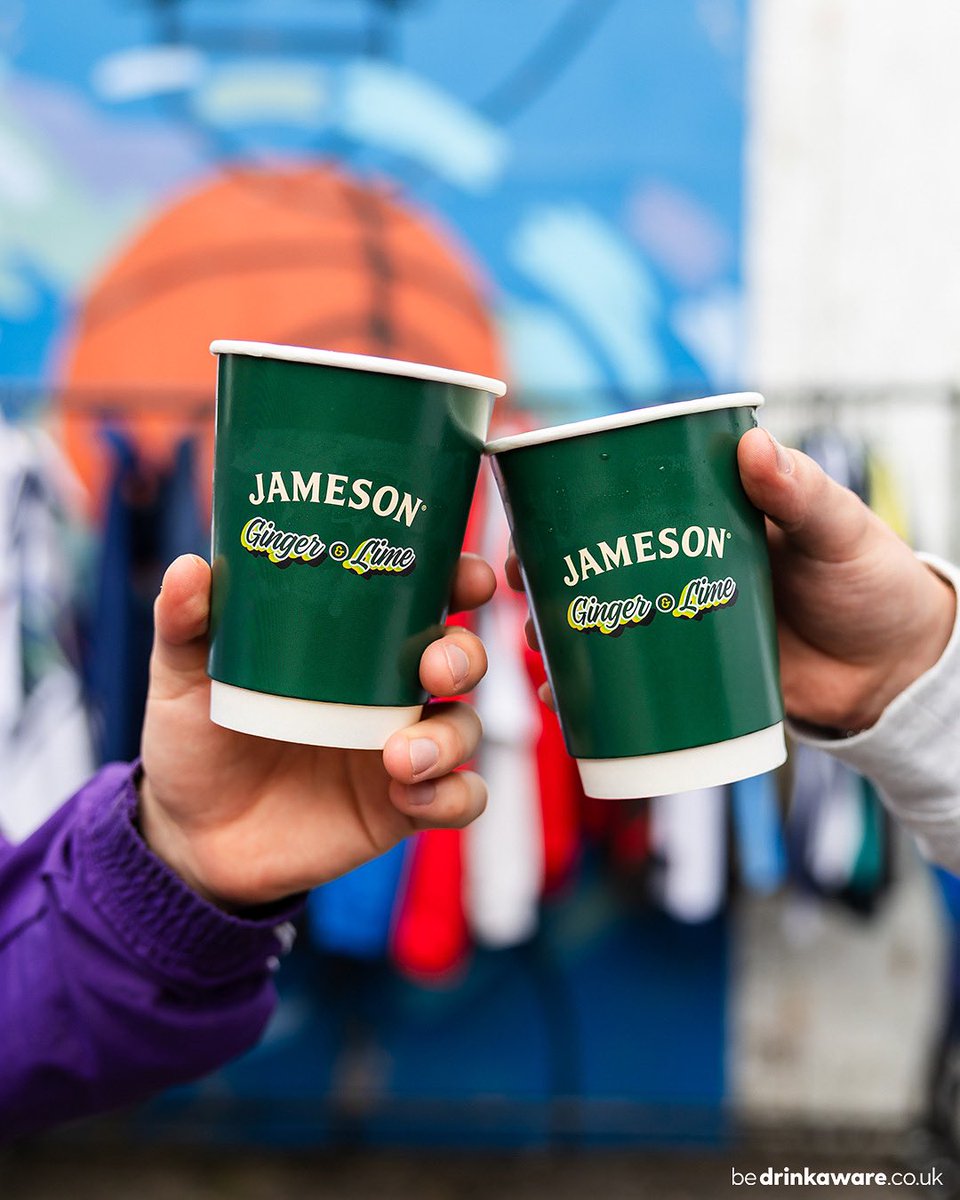 When your drink choice is a slam dunk. #MustBeAJameson