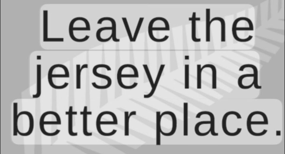#leavethejerseyinabetterplace