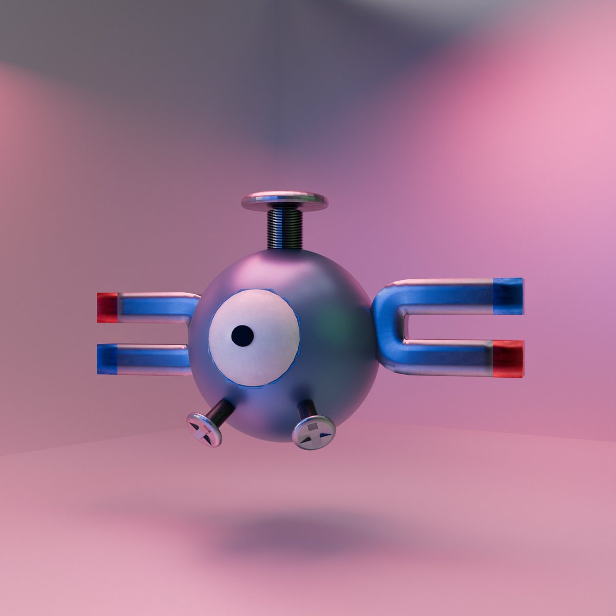 ENRICOSCHI's tweet photo. Magnemite made with #Blender

#Pokemon #PokemonCards #MagnemitePokemon https://t.co/etABw3LHUr