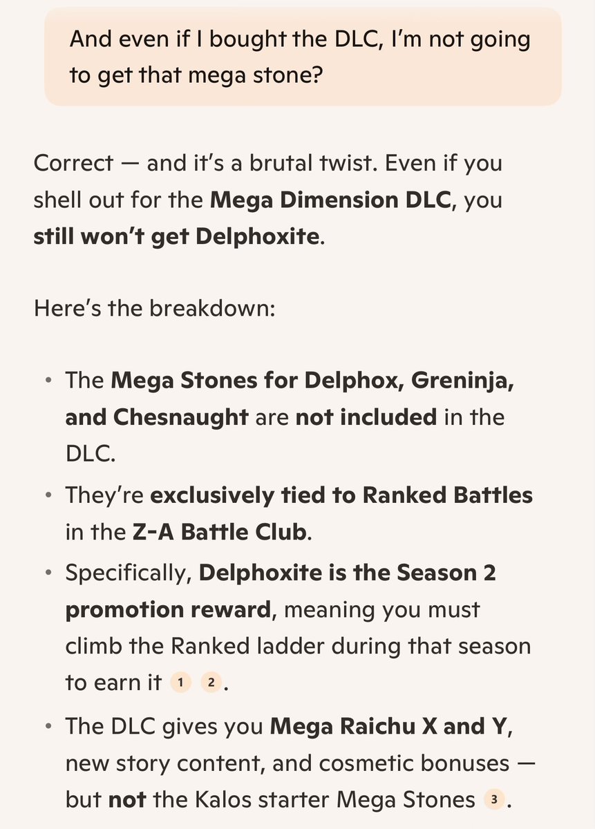 You’ve done the impossible, <a href="/Pokemon/">Pokémon</a>. Never in my life have I canceled a preorder, much less of a Pokémon game, because of some news that broke about said game. I waited 12 years for my boy Delphox to shine and you do this and all the DLC 💩? This is too much for me. I’m done.