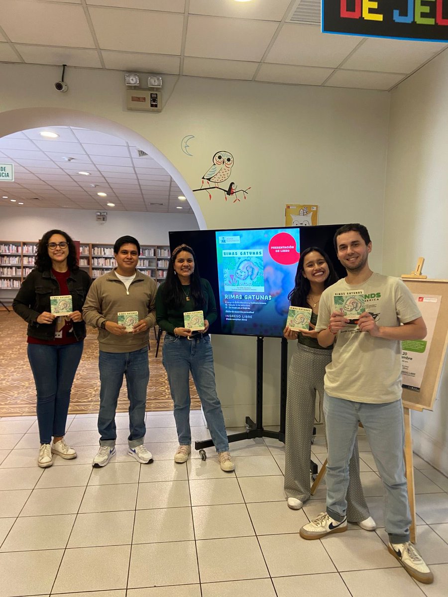 Primera presentación del poemario “Rimas gatunas” en la Mediateca de la <a href="/AFLima_Oficial/">Alianza Francesa de Lima</a>. 

Gracias por tanto. 🐈💚