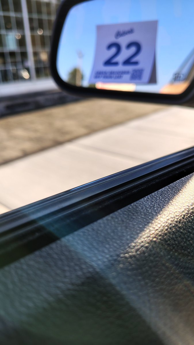 Focusing on what matters...which in this case is the door panel.