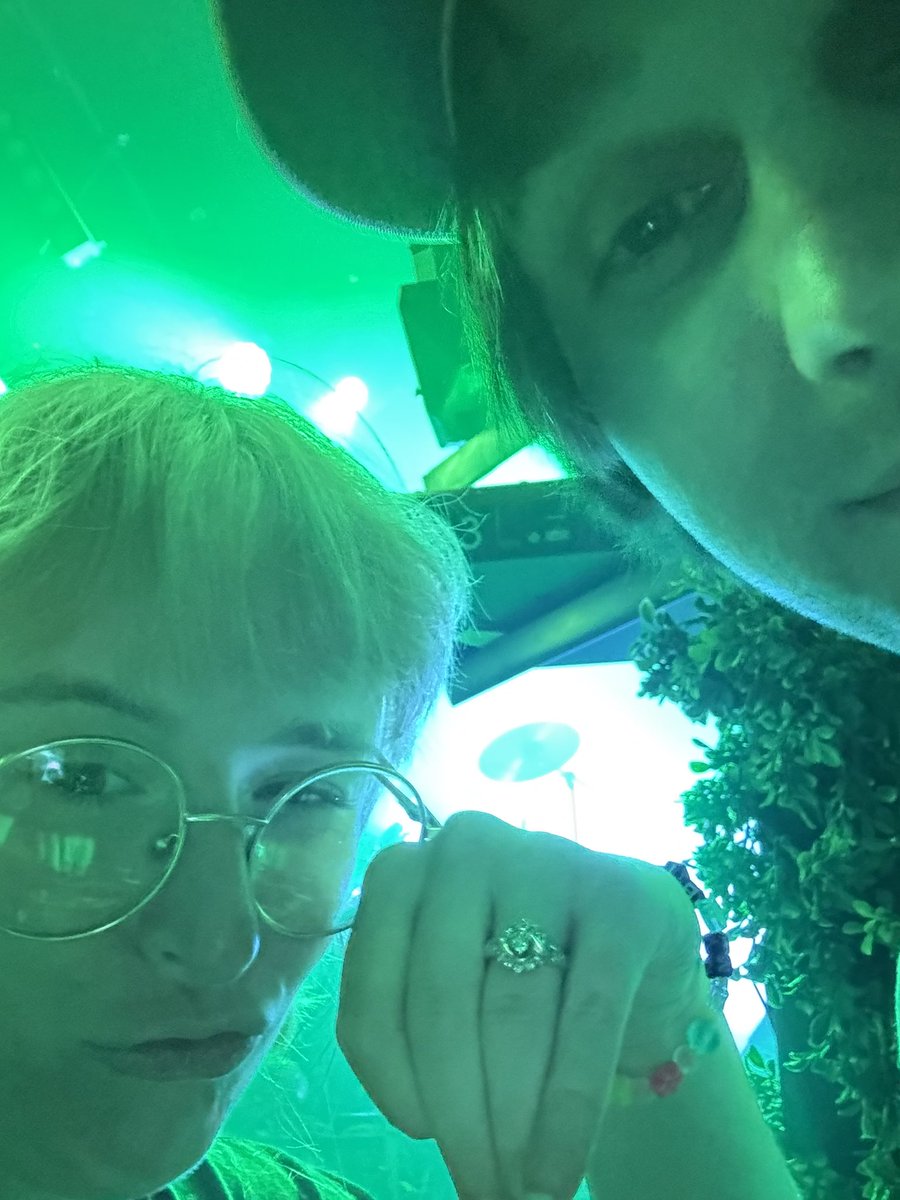 bitterbatwingz's tweet photo. Hey @TWRPband, we loved you guys so much in Los Angeles last night that we wanna ask if you do weddings. 😂💍#twrpband #twrp #engaged #twrpla https://t.co/jklLNqBbZJ