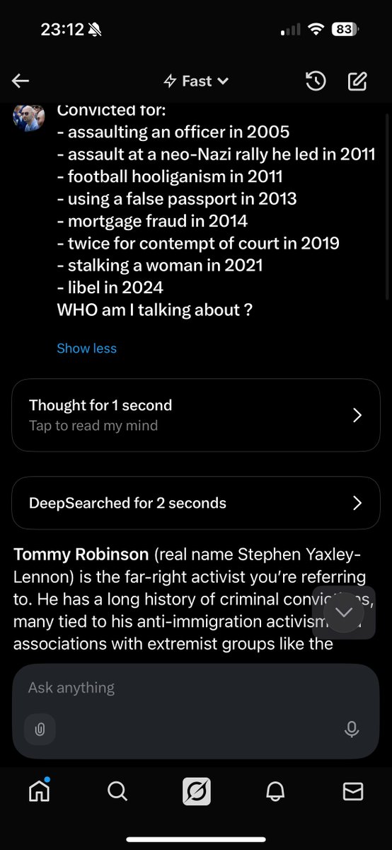 <a href="/benonwine/">Benonwine</a> Is he though? 🤔