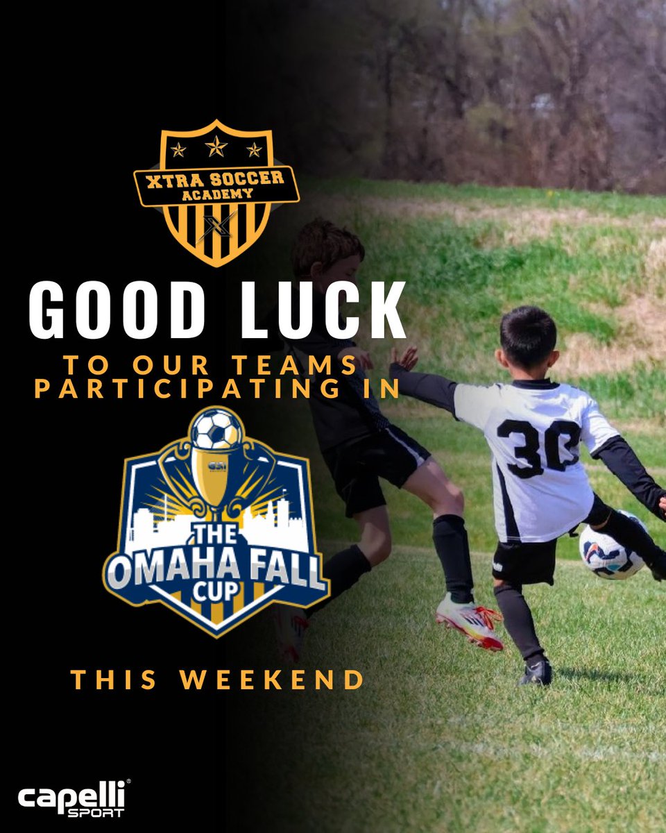 🍂⚽ Best of luck to our 2017 Gold Boys, 2015 Gold Boys, and 2015 White Boys as they compete in The Omaha Fall Cup this weekend!