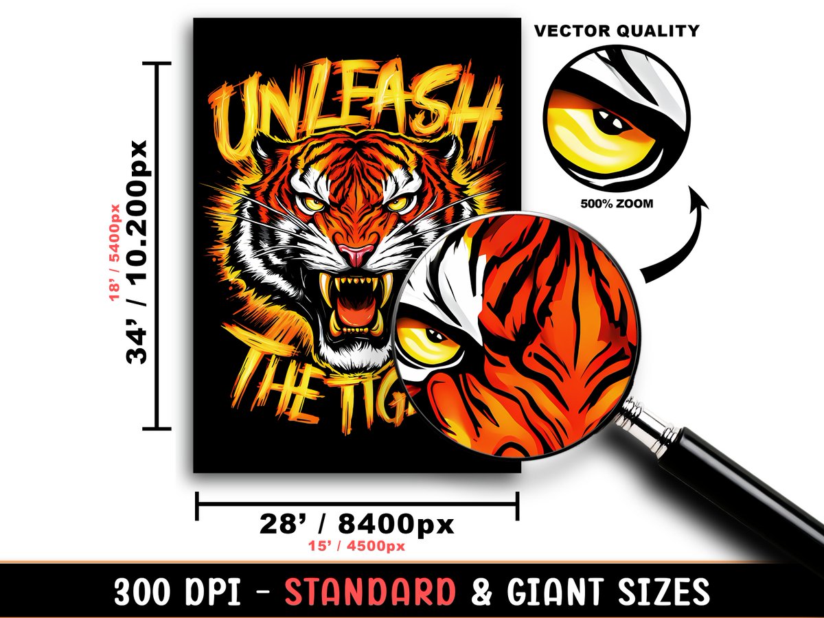 JukaArts's tweet photo. Ready to unleash your inner power? 🐅 Our fierce Unleash The Tiger captures raw energy and spirit. Perfect for impactful designs! Get your today: https://t.co/VK6UtLnMgx
#TigerIllustration #UnleashTheTiger #GraphicDesign #DigitalArt #InstantDownload #etsy #cliparts #Tigers #POD https://t.co/i5MK5L6J1a
