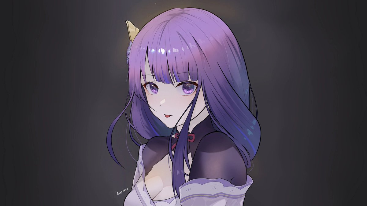 "Blep!"

She sticks her tongue out at you.