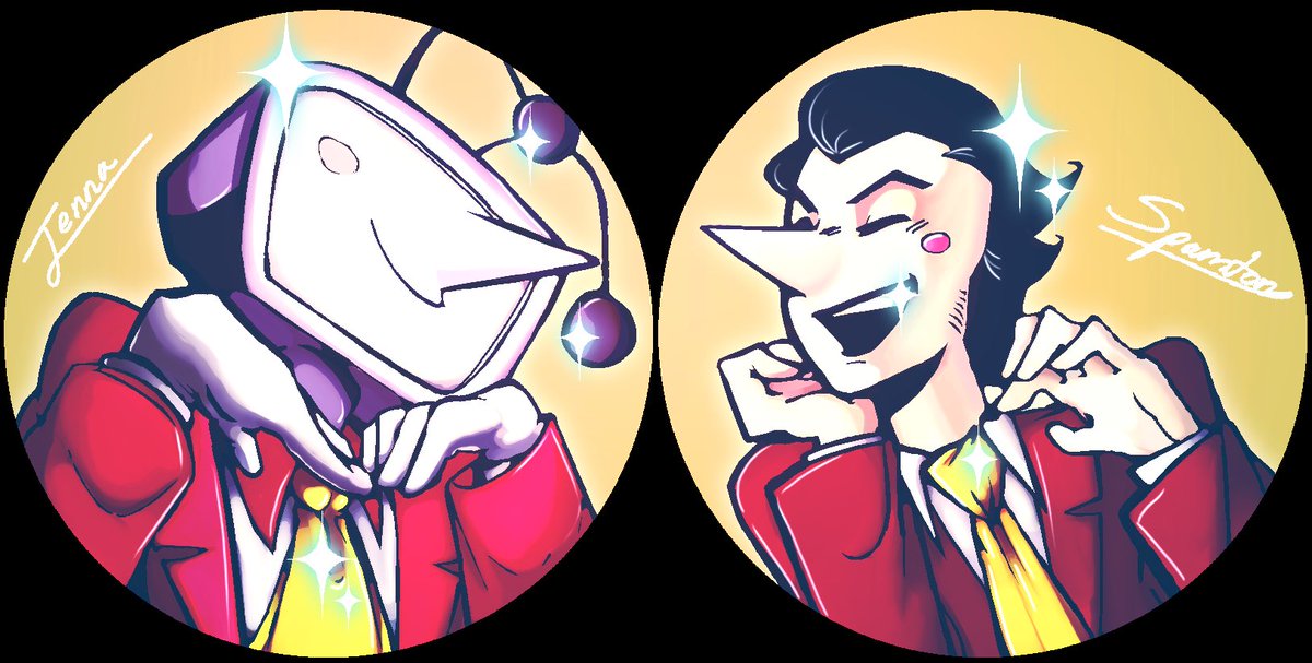 obisck's tweet image. Matching profile pictures !!! (Idk if anyone will wanna but Feel free to use em just credit me :] )

#spamtenna