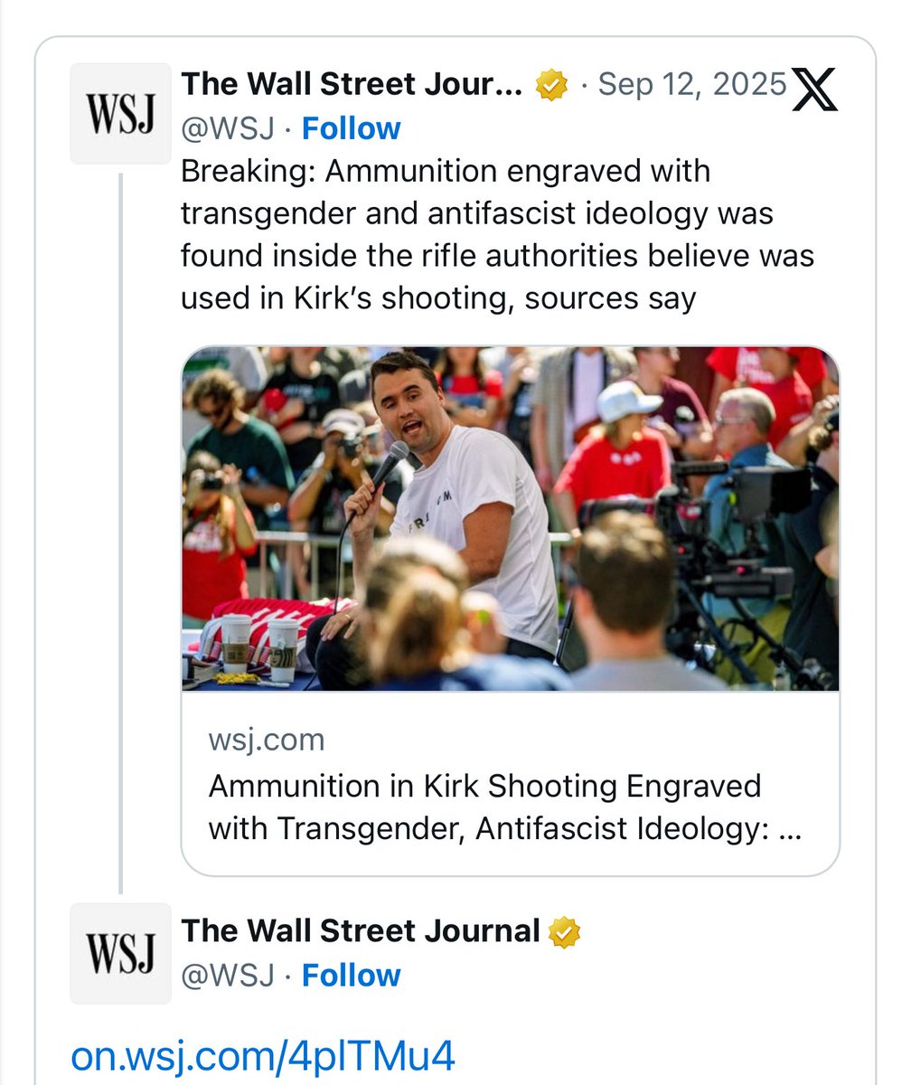 Trans people are peaceful &amp; blaming us for conservative/far right bigot Charlie Kirk’s death’s a far stretch, but heh, as far right’s at straws &amp; bullshitting further to target &amp; vilify an already misunderstood/marginalised community to fit an agenda, well, that’s not right!