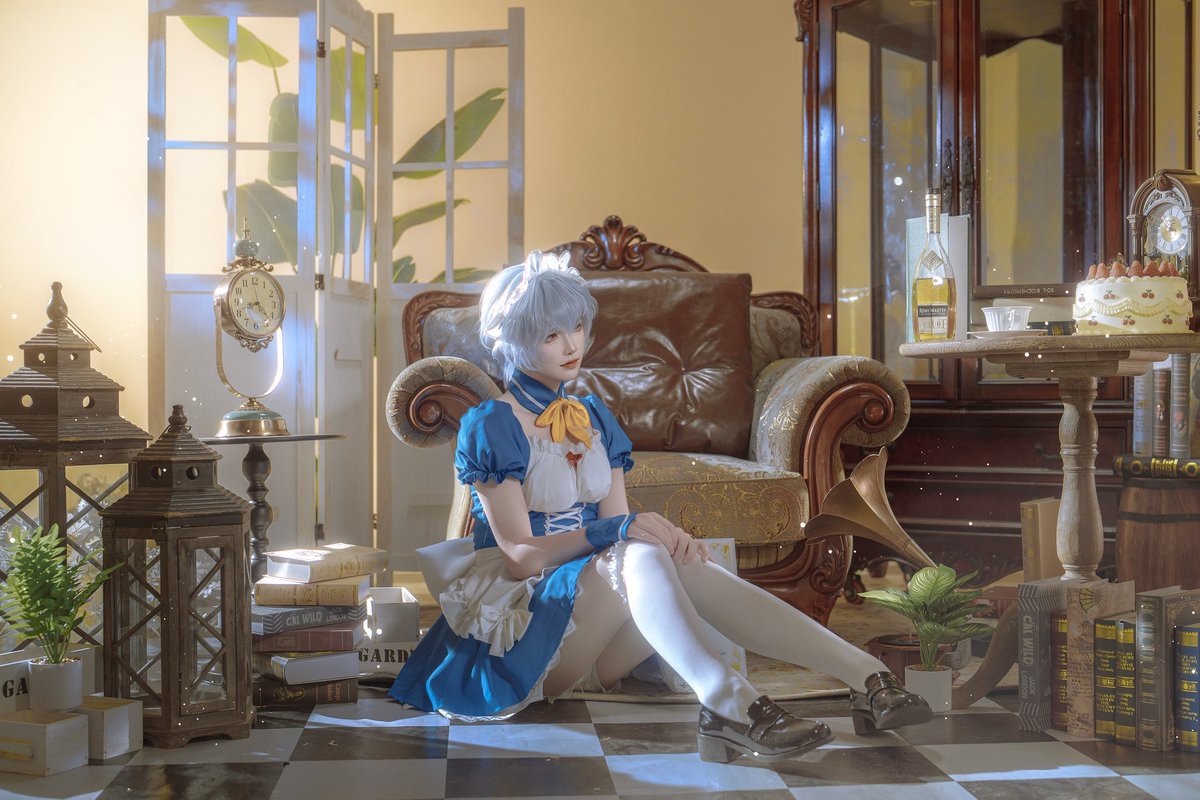 女仆丽好可爱 #cosplay  ＃EVA